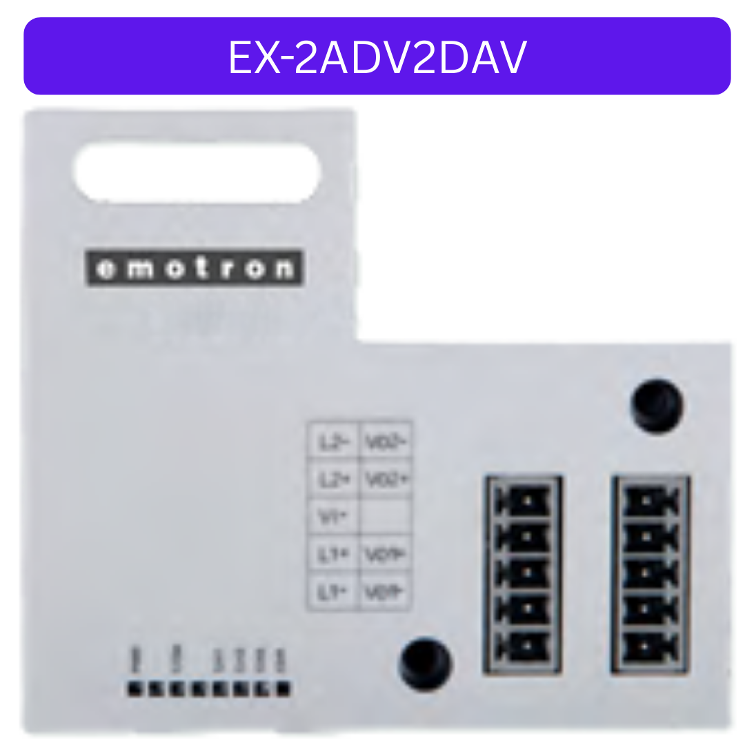 EX-2ADV2DAV Analog Input/ Analog Output